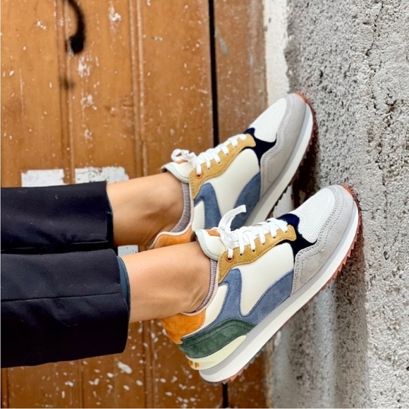 HOFF Bangkok Suede Multi Color Trainers Sneakers 8/39 - Picture 1 of 13